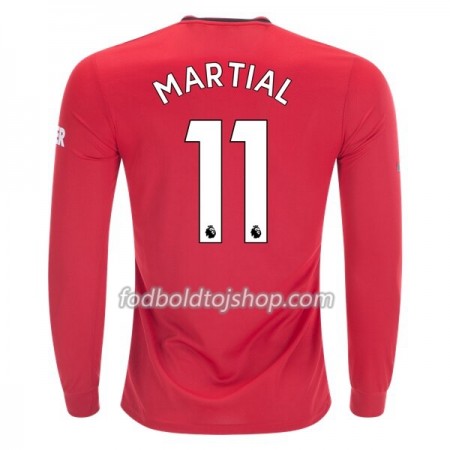 Manchester United Anthony Martial 11 Hjemmebanetrøje 2019-20 L/S